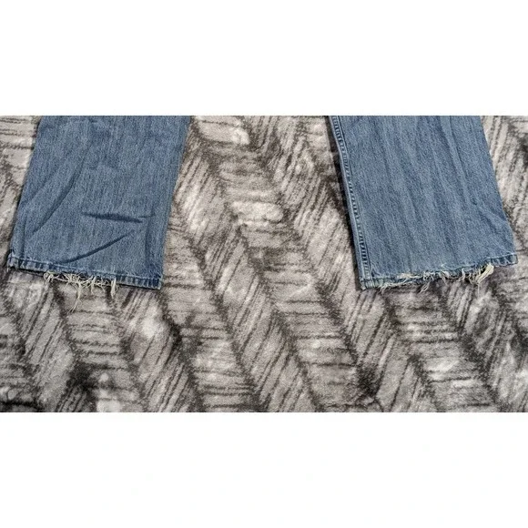 Harley Davidson Jeans Men's 42 X 29 Relaxed Straight Loose Denim Distressed - Picture 14 of 16